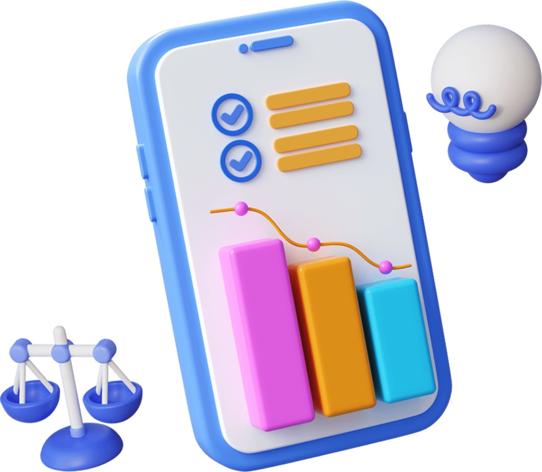 Analytics dashboard with customer metrics